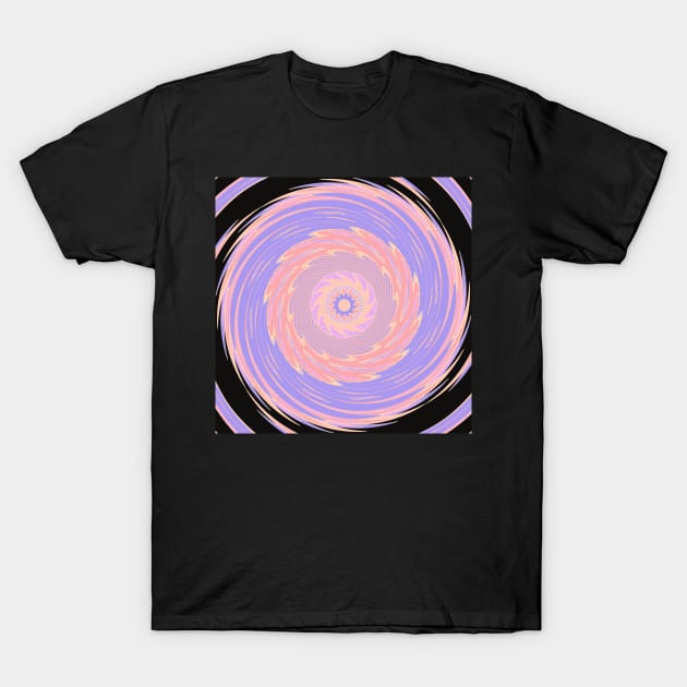 Swirl Soft Coloured Mandala T-Shirt by Peaceful Space AS